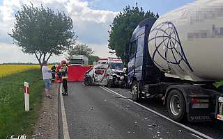 Tragiczny wypadek na DK15. Zginęły dwie osoby